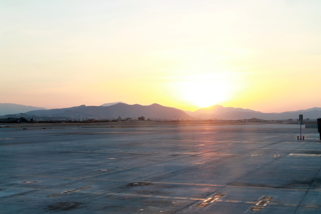 Runway Sunset
